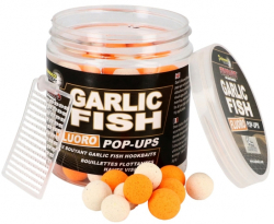 Plvajci Boilies STARBAITS Garlic Fish FLUO POP-UP