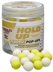 Plvajci Boilies Starbaits Hold Up Fermented Shrimp Fluo Pop Up 80g
